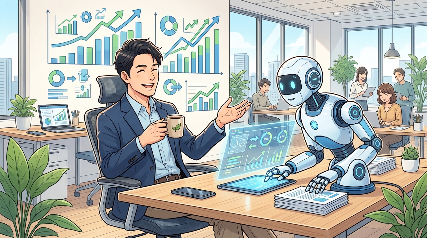 AI講座のデメリットや注意点を事前にしっかりと確認し、リスクを最小限に抑えるリスク管理の様子
